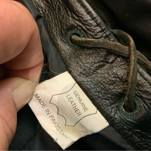 VINTAGE Route 66 Leather vest with Harley patch - Picture 7 of 7